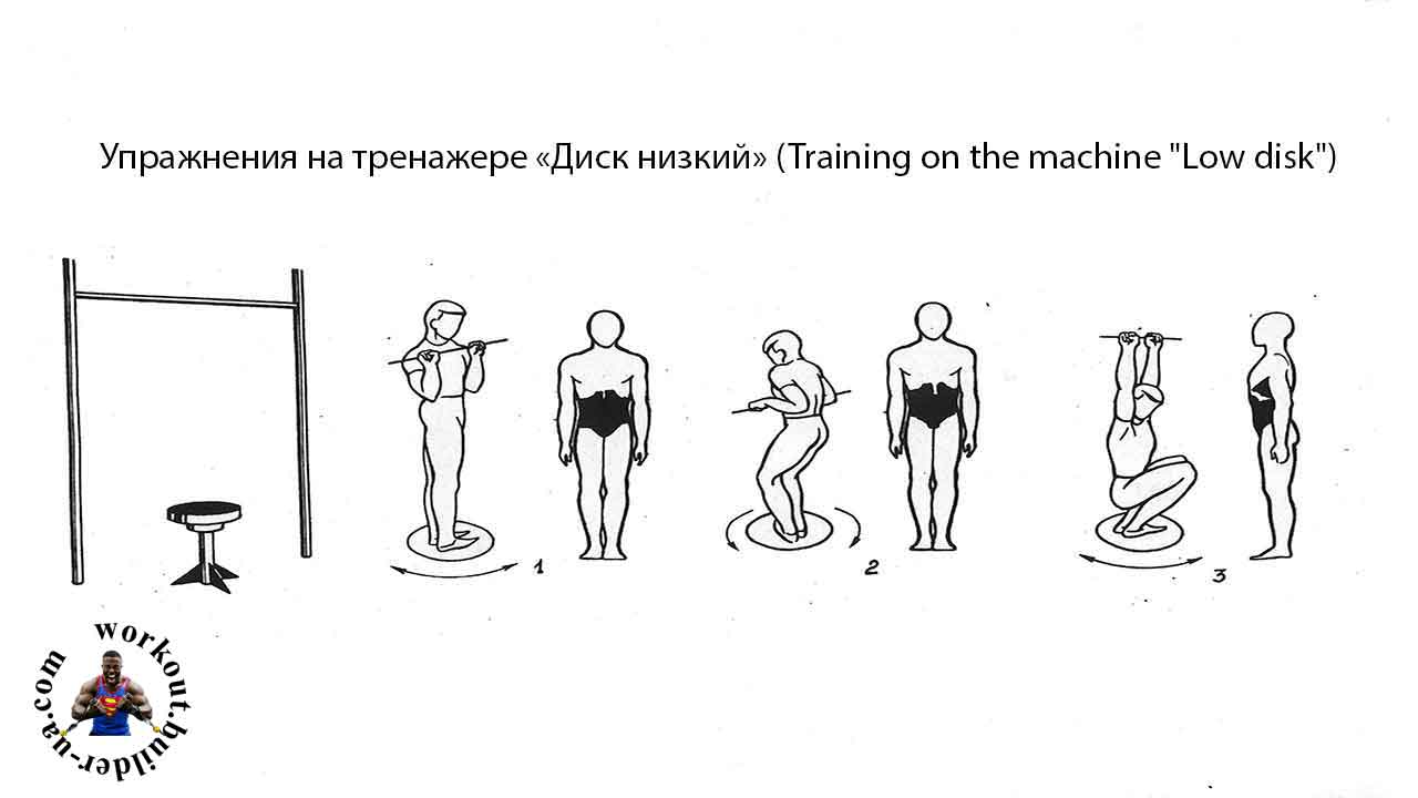 Тренажёр Street Barbell ДИСК НИЗКИЙ